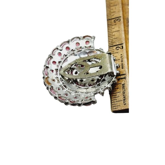 Antique Spectacular Satin Glass Fruit Salad Dress Clip (A252) - Picture 6 of 7